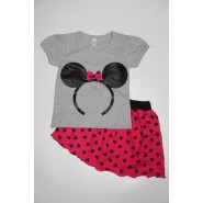 Костюмчик с юбочкой "Минни обруч" 13-035